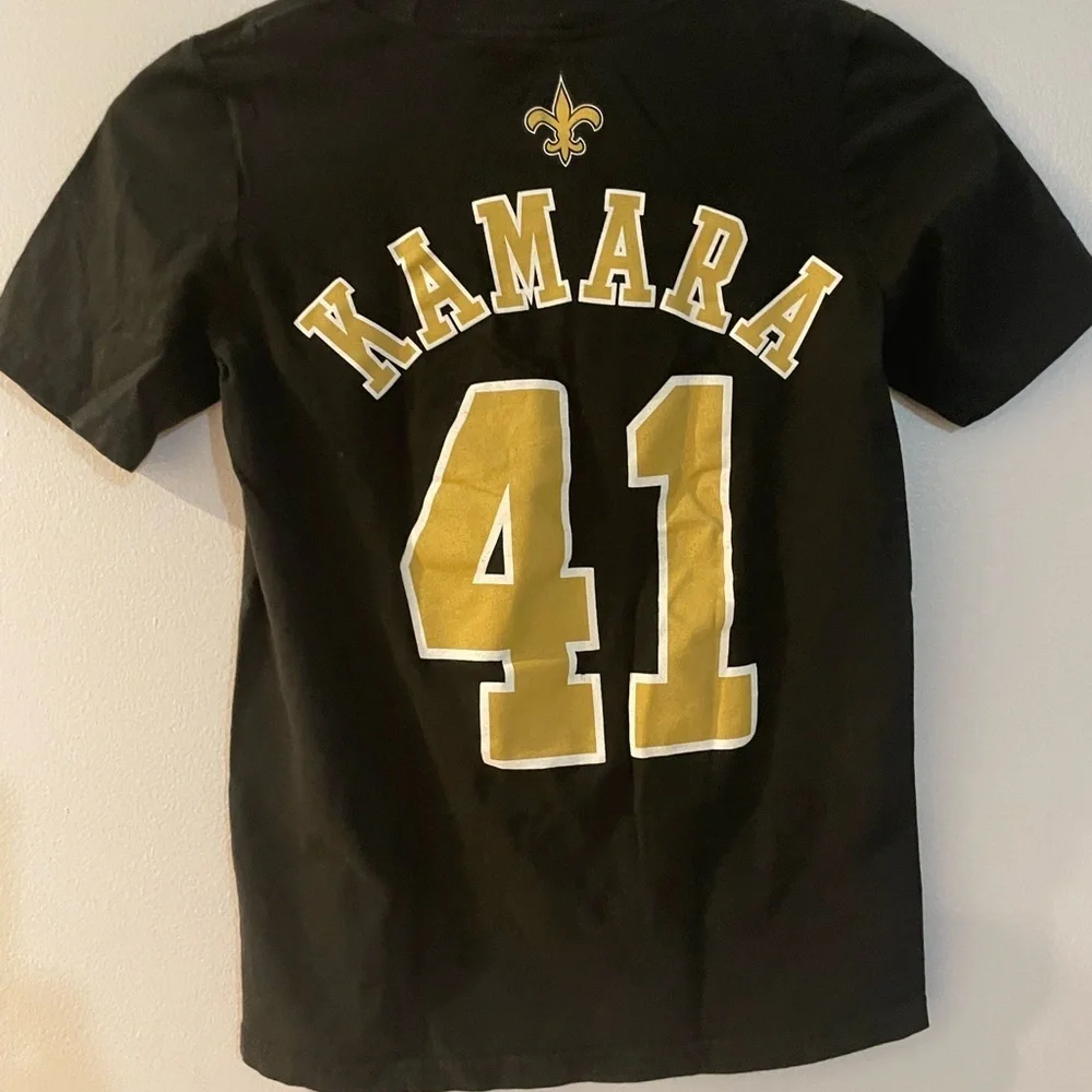 NFL Kamara Saints 41 Tee size youth small